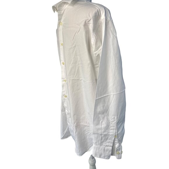 Calvin Klein Mens White Button-Up Shirt Size 16 ½ - Picture 3 of 10